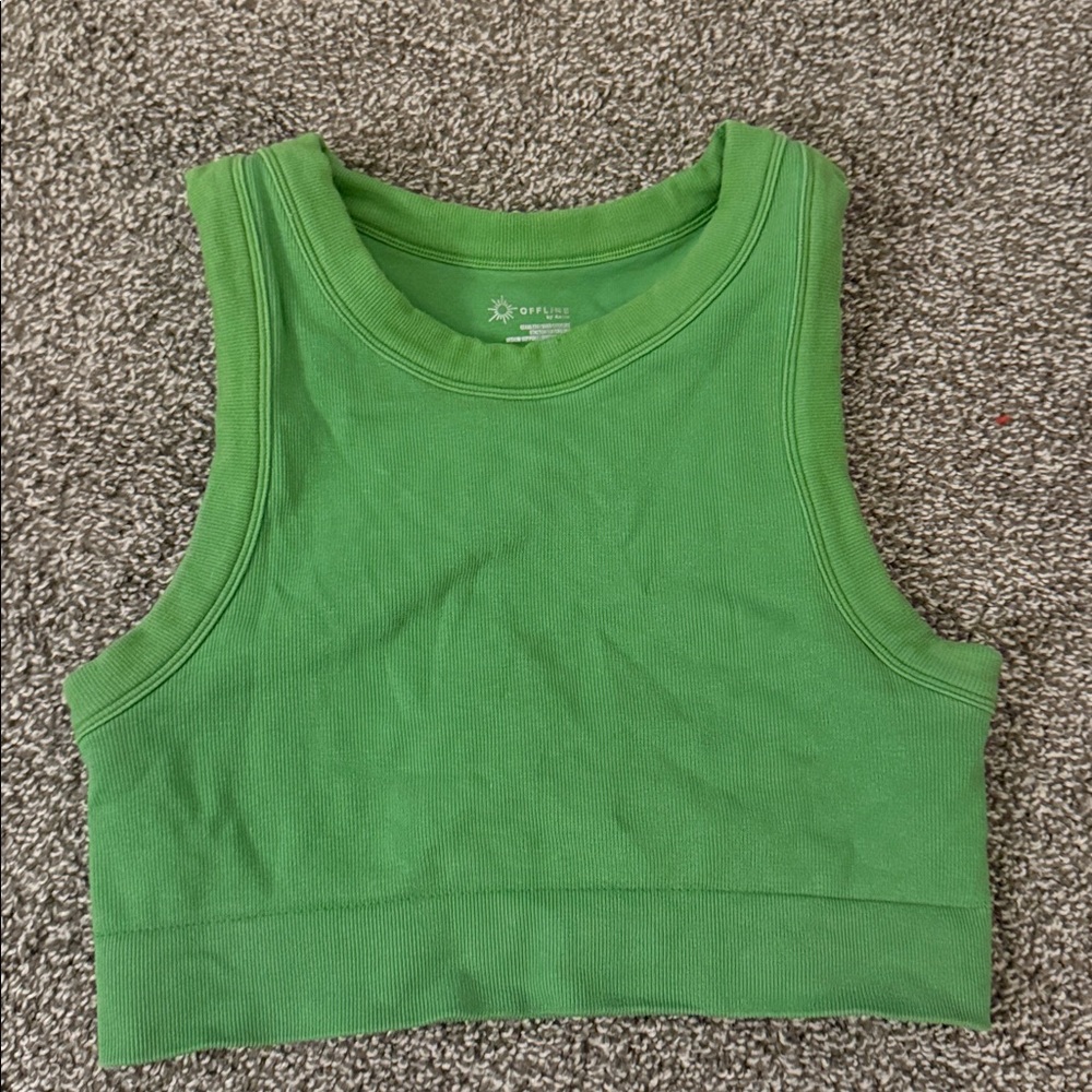 Green Workout Top